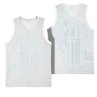 Samoa Lotu Tamaiti Mamanu Siapo Basketball Jersey Off White Plumeria LT7 - Polynesian Pride