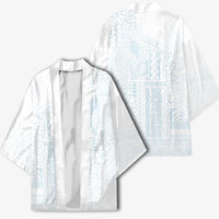 Samoa Lotu Tamaiti Mamanu Siapo Kimono Off White Plumeria LT7 - Polynesian Pride