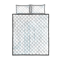 Samoa Lotu Tamaiti Mamanu Siapo Quilt Bed Set Off White Plumeria - Polynesian Pride