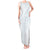 Samoa Lotu Tamaiti Mamanu Siapo Tank Maxi Dress Off White Plumeria - Polynesian Pride