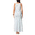 Samoa Lotu Tamaiti Mamanu Siapo Tank Maxi Dress Off White Plumeria - Polynesian Pride