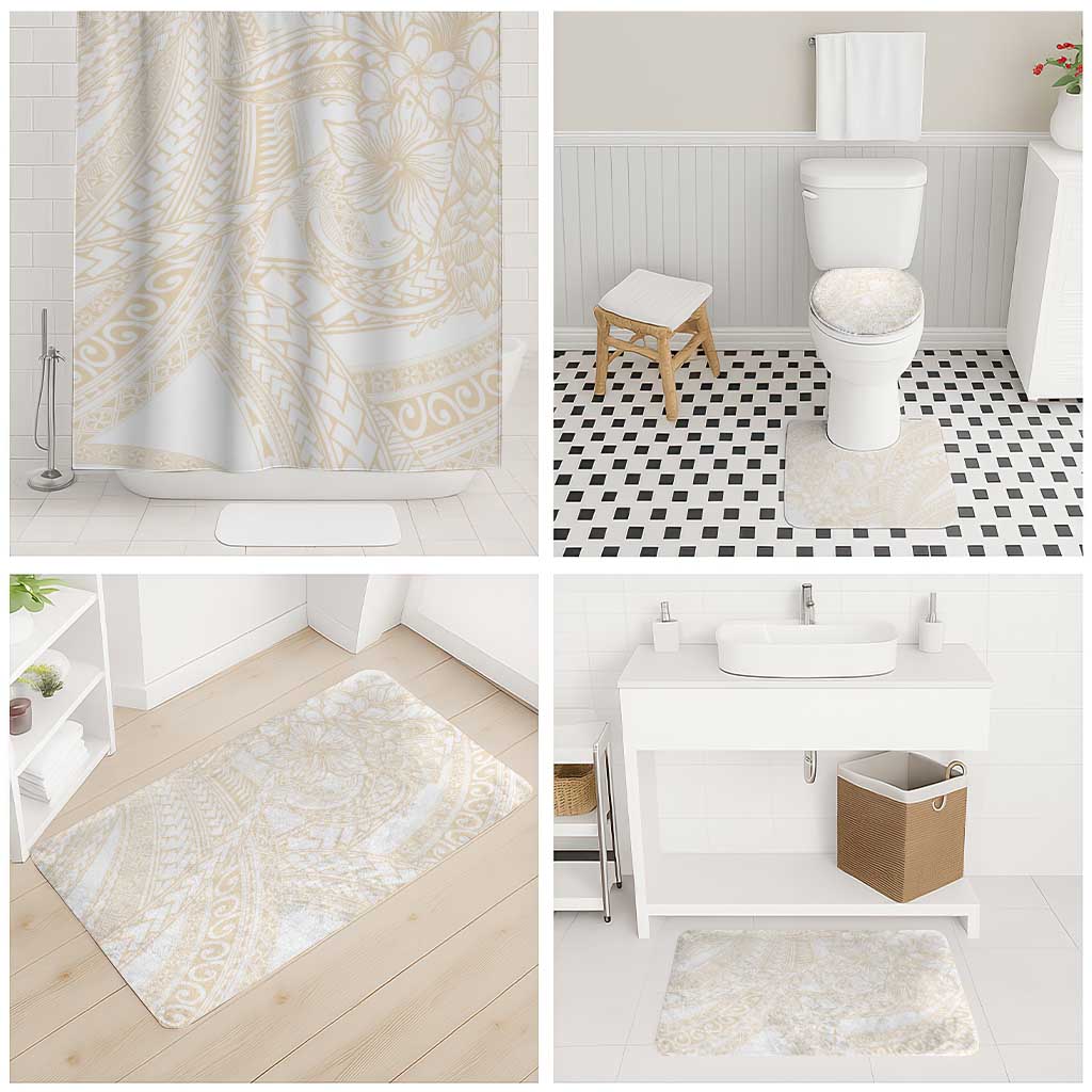 Samoa Lotu Tamaiti Ivory Bathroom Set Teuila Tatau - Polynesian Pride
