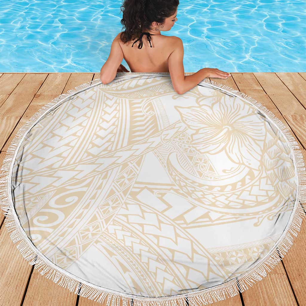 Samoa Lotu Tamaiti Ivory Beach Blanket Teuila Tatau LT7 - Polynesian Pride