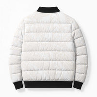 Samoa Lotu Tamaiti Ivory Bomber Puffer Jacket Teuila Tatau LT7 - Polynesian Pride