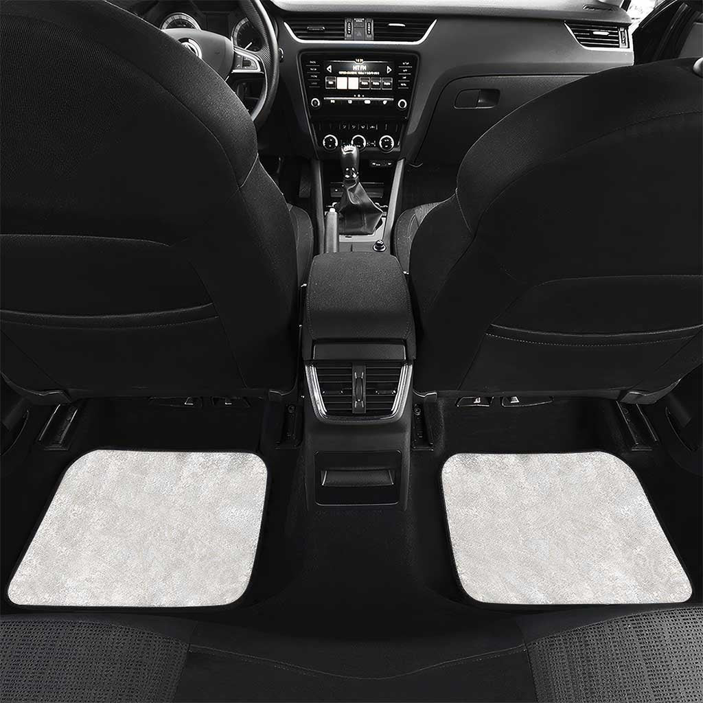 Samoa Lotu Tamaiti Ivory Car Mats Teuila Tatau LT7 Set 2pcs - Back Ivory - Polynesian Pride