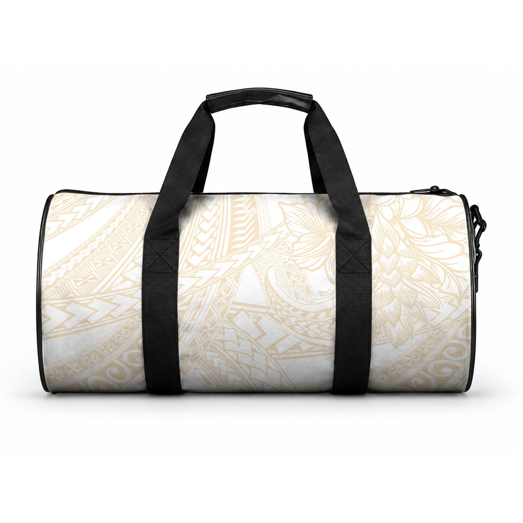 Samoa Lotu Tamaiti Ivory Duffle Bag Teuila Tatau LT7 One size Ivory - Polynesian Pride