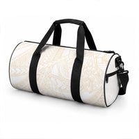 Samoa Lotu Tamaiti Ivory Duffle Bag Teuila Tatau LT7 - Polynesian Pride