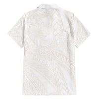 Samoa Lotu Tamaiti Ivory Hawaiian Shirt Teuila Tatau - Polynesian Pride
