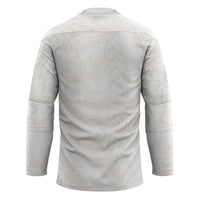 Samoa Lotu Tamaiti Ivory Hockey Jersey Teuila Tatau LT7 - Polynesian Pride