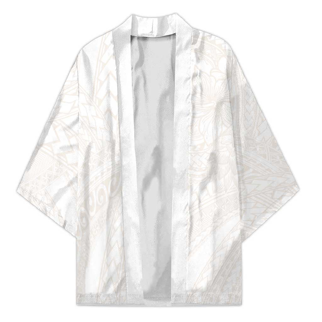 Samoa Lotu Tamaiti Ivory Kimono Teuila Tatau LT7 Unisex Ivory - Polynesian Pride