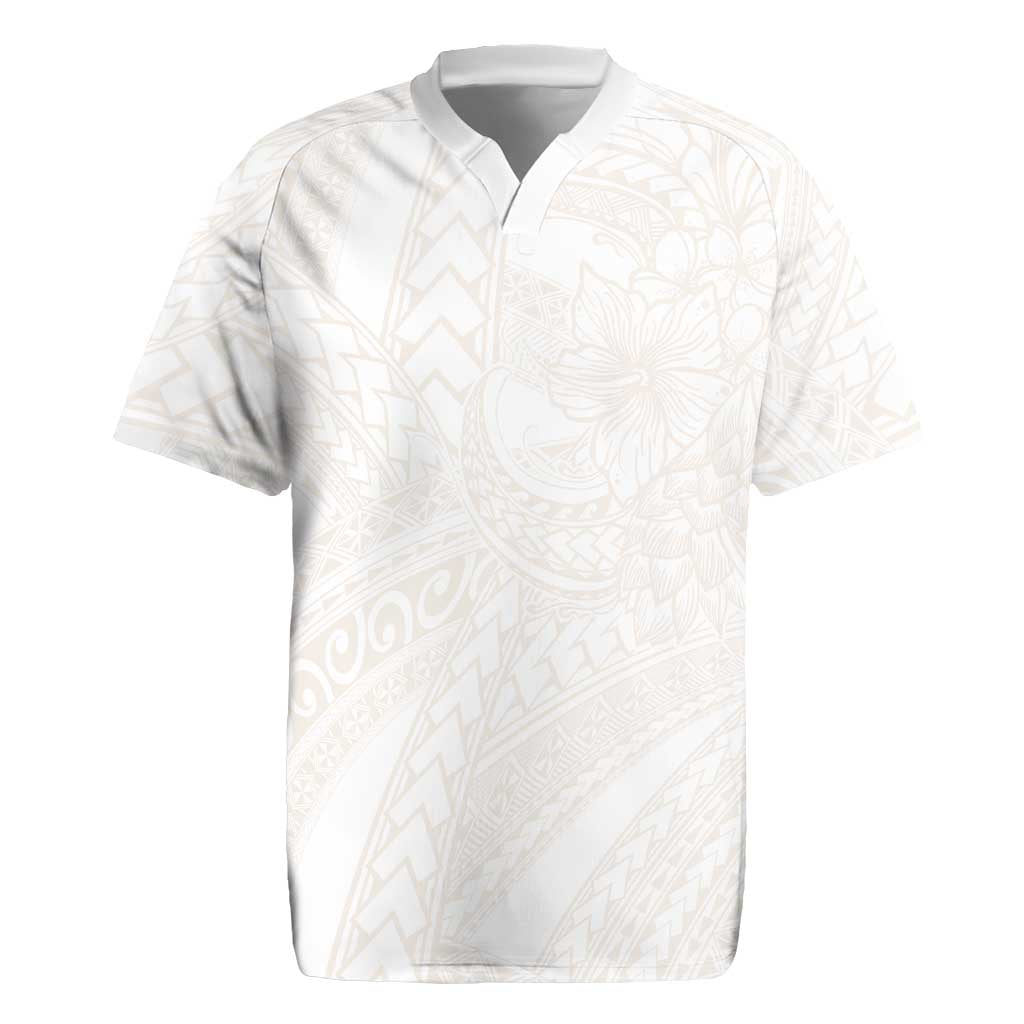 Samoa Lotu Tamaiti Ivory Rugby Jersey Teuila Tatau LT7 Ivory - Polynesian Pride