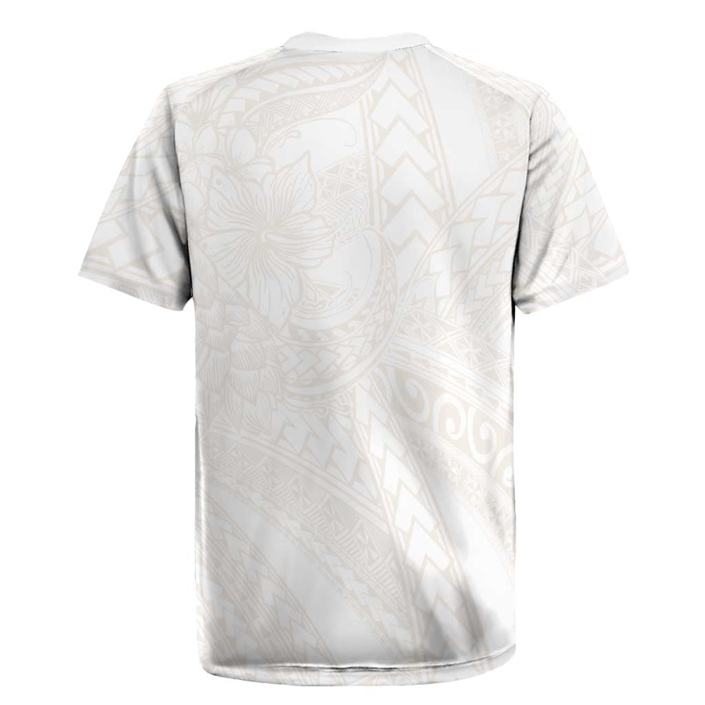 Samoa Lotu Tamaiti Ivory Rugby Jersey Teuila Tatau LT7 - Polynesian Pride