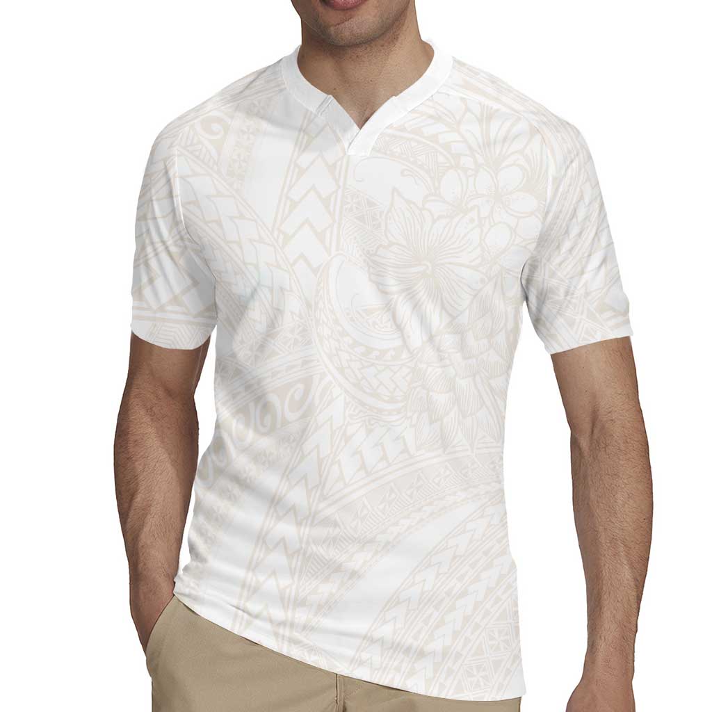 Samoa Lotu Tamaiti Ivory Rugby Jersey Teuila Tatau LT7 - Polynesian Pride