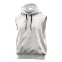 Samoa Lotu Tamaiti Ivory Sleeveless Hoodie Teuila Tatau LT7 Ivory - Polynesian Pride