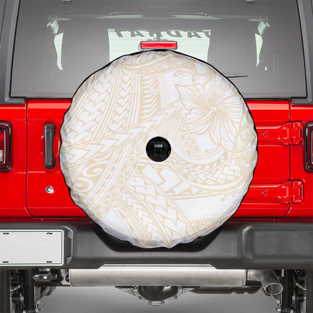 Samoa Lotu Tamaiti Ivory Spare Tire Cover Teuila Tatau - Polynesian Pride