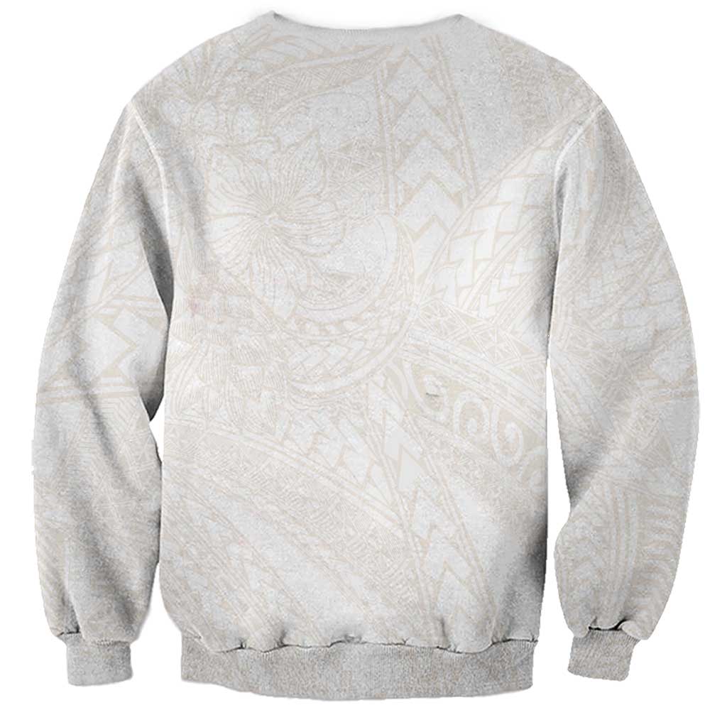 Samoa Lotu Tamaiti Ivory Sweatshirt Teuila Tatau LT7 - Polynesian Pride
