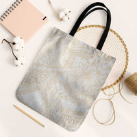 Samoa Lotu Tamaiti Ivory Tote Bag Teuila Tatau - Polynesian Pride