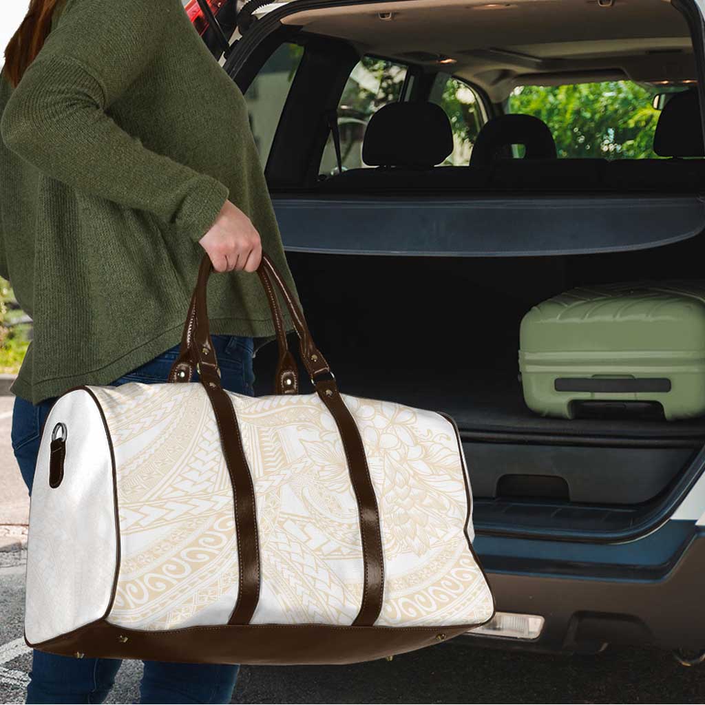 Samoa Lotu Tamaiti Ivory Travel Bag Teuila Tatau - Polynesian Pride