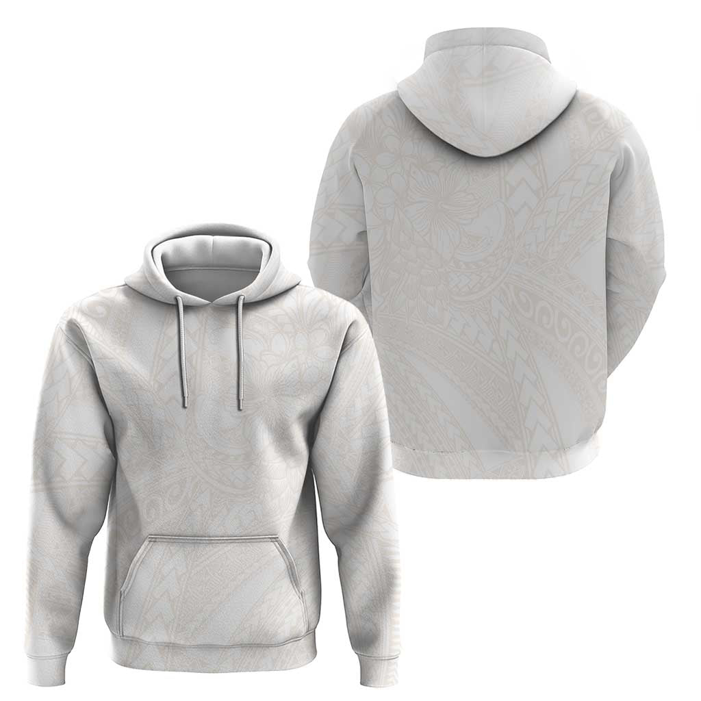 Samoa Lotu Tamaiti Ivory Zip Hoodie Teuila Tatau - Polynesian Pride