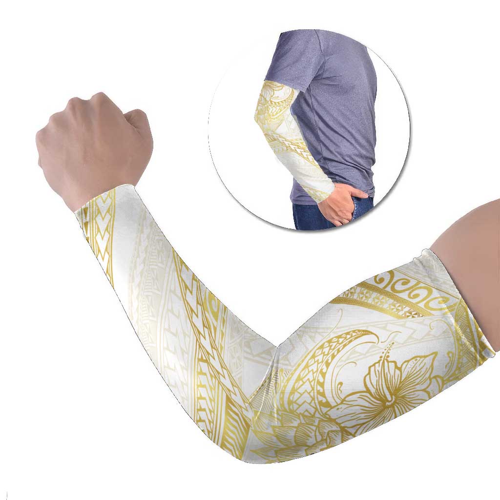 Samoa Lotu Tamaiti Gold Arm Sleeves Teuila Tatau - Polynesian Pride
