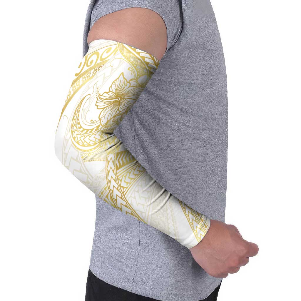 Samoa Lotu Tamaiti Gold Arm Sleeves Teuila Tatau - Polynesian Pride