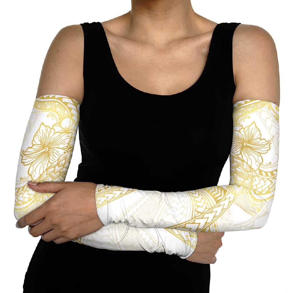 Samoa Lotu Tamaiti Gold Arm Sleeves Teuila Tatau - Polynesian Pride