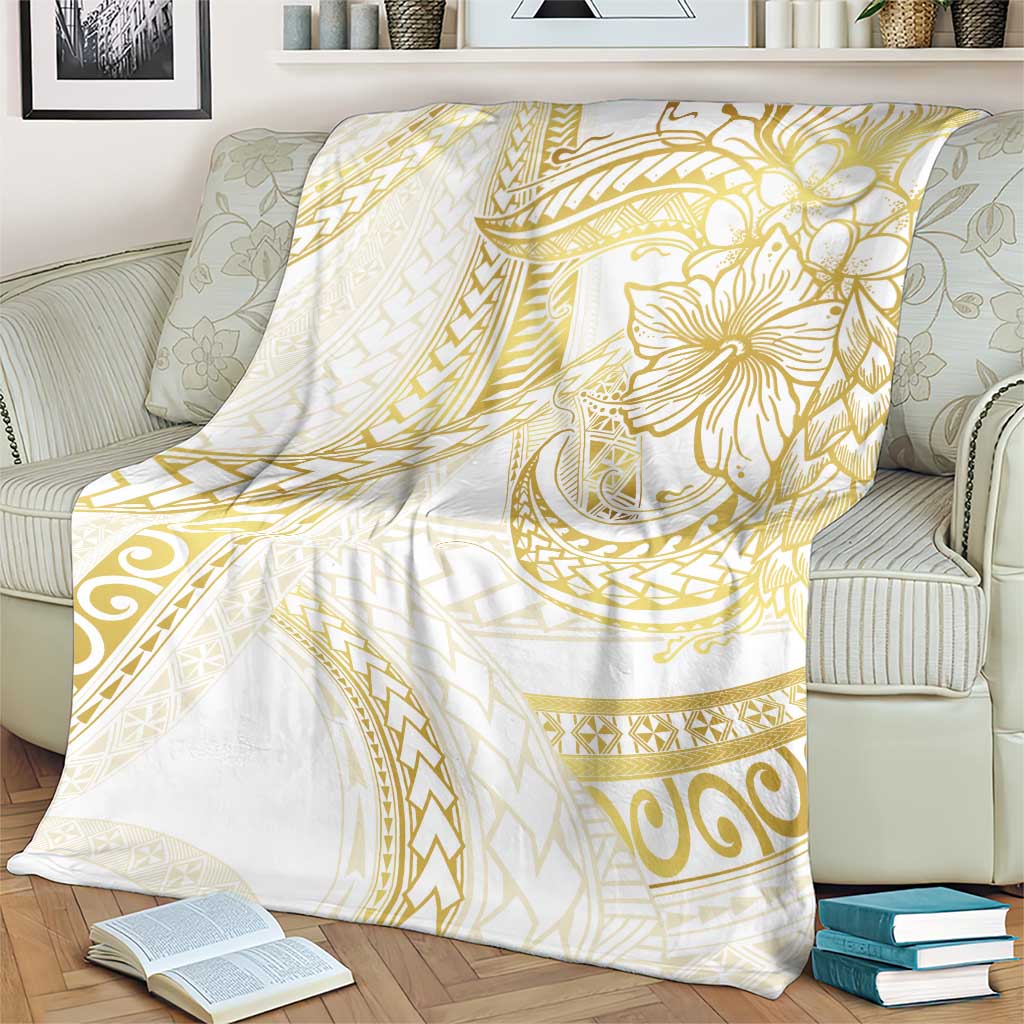 Samoa Lotu Tamaiti Gold Blanket Teuila Tatau - Polynesian Pride