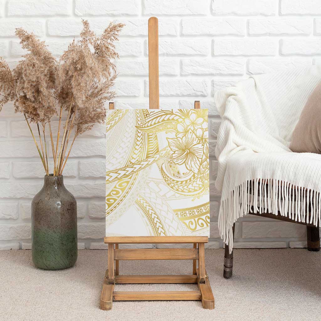 Samoa Lotu Tamaiti Gold Canvas Wall Art Teuila Tatau LT7 - Polynesian Pride