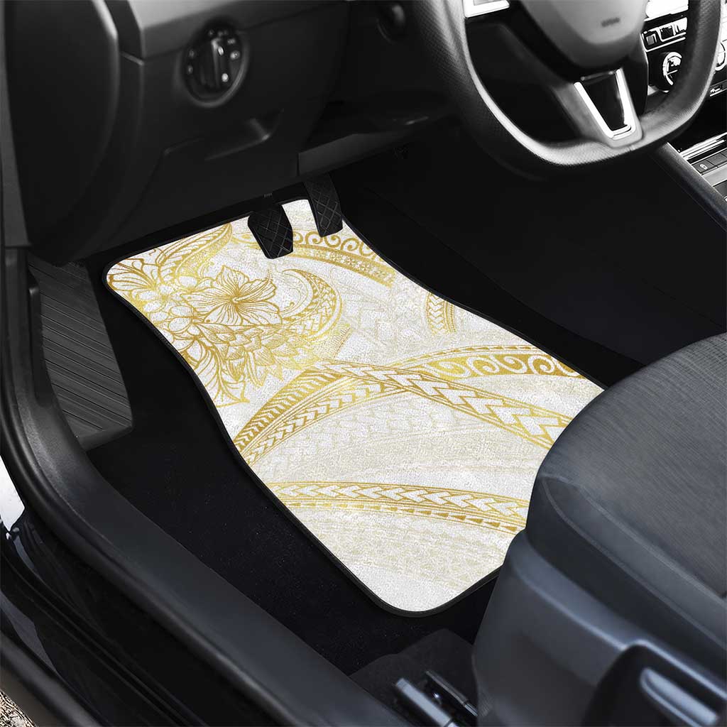 Samoa Lotu Tamaiti Gold Car Mats Teuila Tatau LT7 - Polynesian Pride