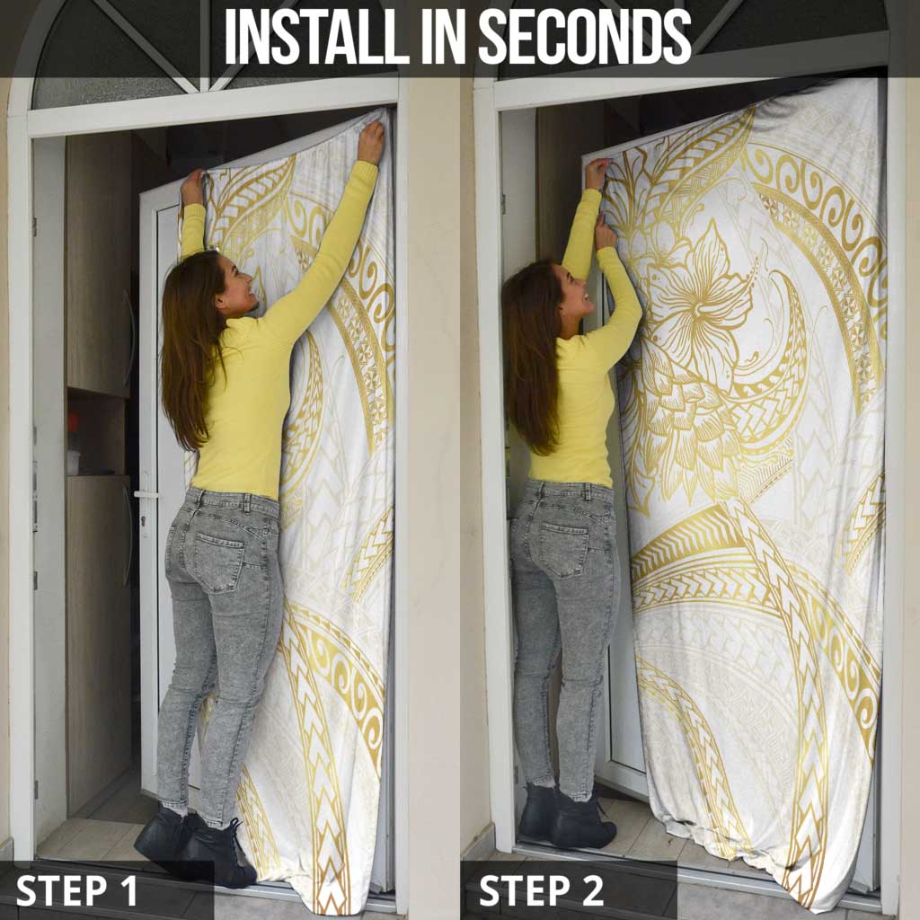 Samoa Lotu Tamaiti Gold Door Cover Teuila Tatau LT7 - Polynesian Pride