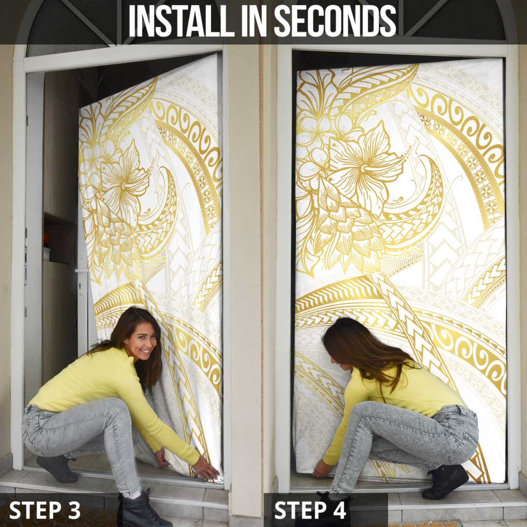 Samoa Lotu Tamaiti Gold Door Cover Teuila Tatau LT7 - Polynesian Pride