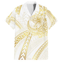 Samoa Lotu Tamaiti Gold Family Matching Tank Maxi Dress and Hawaiian Shirt Teuila Tatau - Polynesian Pride