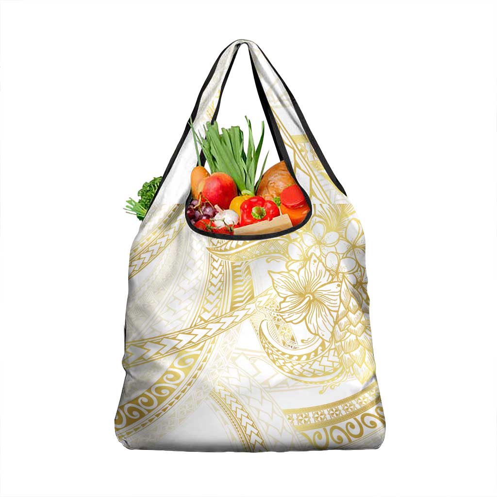 Samoa Lotu Tamaiti Gold Grocery Bag Teuila Tatau LT7 1-pack One Size Gold - Polynesian Pride