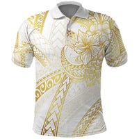 Samoa Lotu Tamaiti Gold Polo Shirt Teuila Tatau - Polynesian Pride