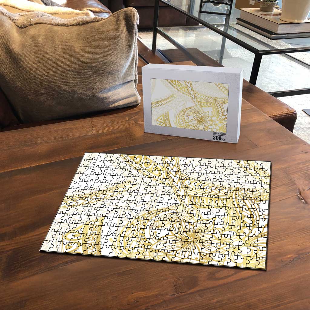 Samoa Lotu Tamaiti Gold Puzzle Teuila Tatau LT7 - Polynesian Pride
