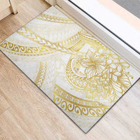 Samoa Lotu Tamaiti Gold Rubber Doormat Teuila Tatau LT7 - Polynesian Pride
