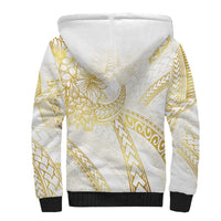 Samoa Lotu Tamaiti Gold Sherpa Hoodie Teuila Tatau LT7 - Polynesian Pride