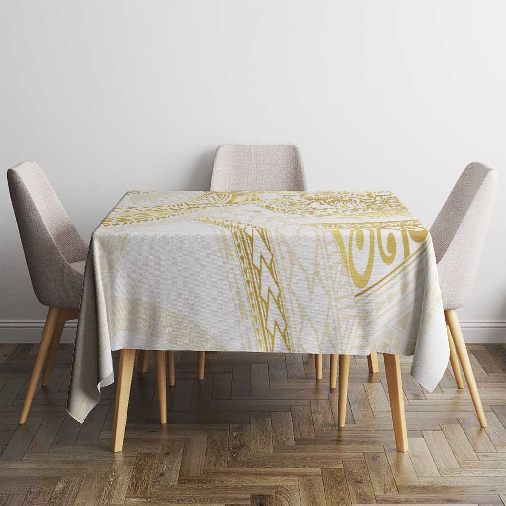 Samoa Lotu Tamaiti Gold Tablecloth Teuila Tatau LT7 - Polynesian Pride