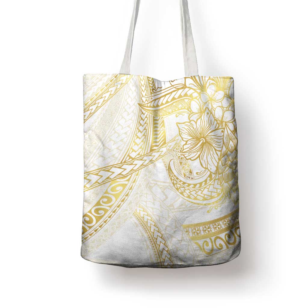 Samoa Lotu Tamaiti Gold Tote Bag Teuila Tatau - Polynesian Pride