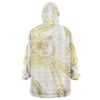 Samoa Lotu Tamaiti Gold Wearable Blanket Hoodie Teuila Tatau LT7 - Polynesian Pride