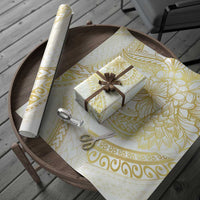 Samoa Lotu Tamaiti Gold Wrapping Paper Teuila Tatau LT7 - Polynesian Pride