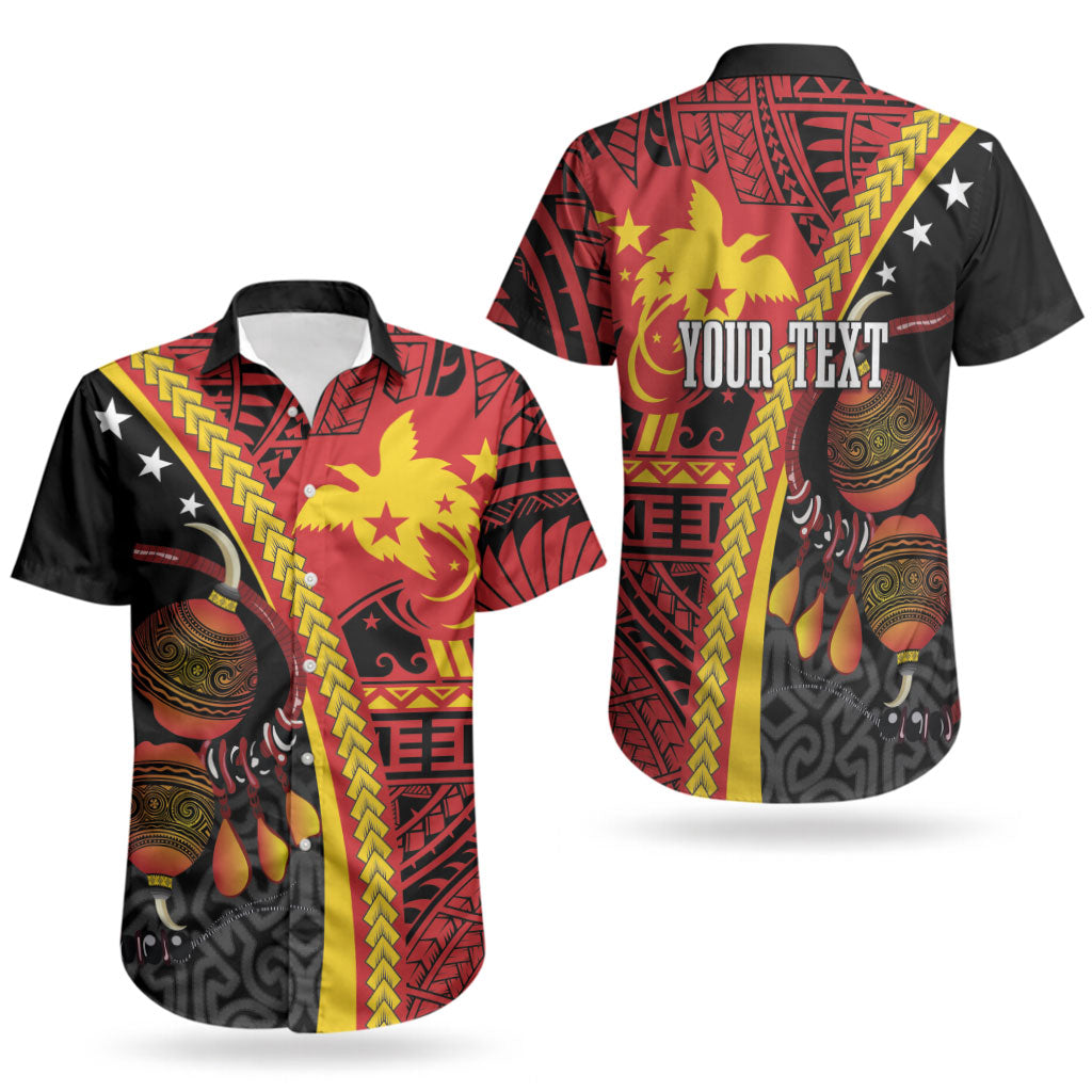Papua New Guinea Independence Personalised Couples Matching Tank Maxi Dress and Hawaiian Shirt PNG Bagi and Lime Pot LT7 - Polynesian Pride