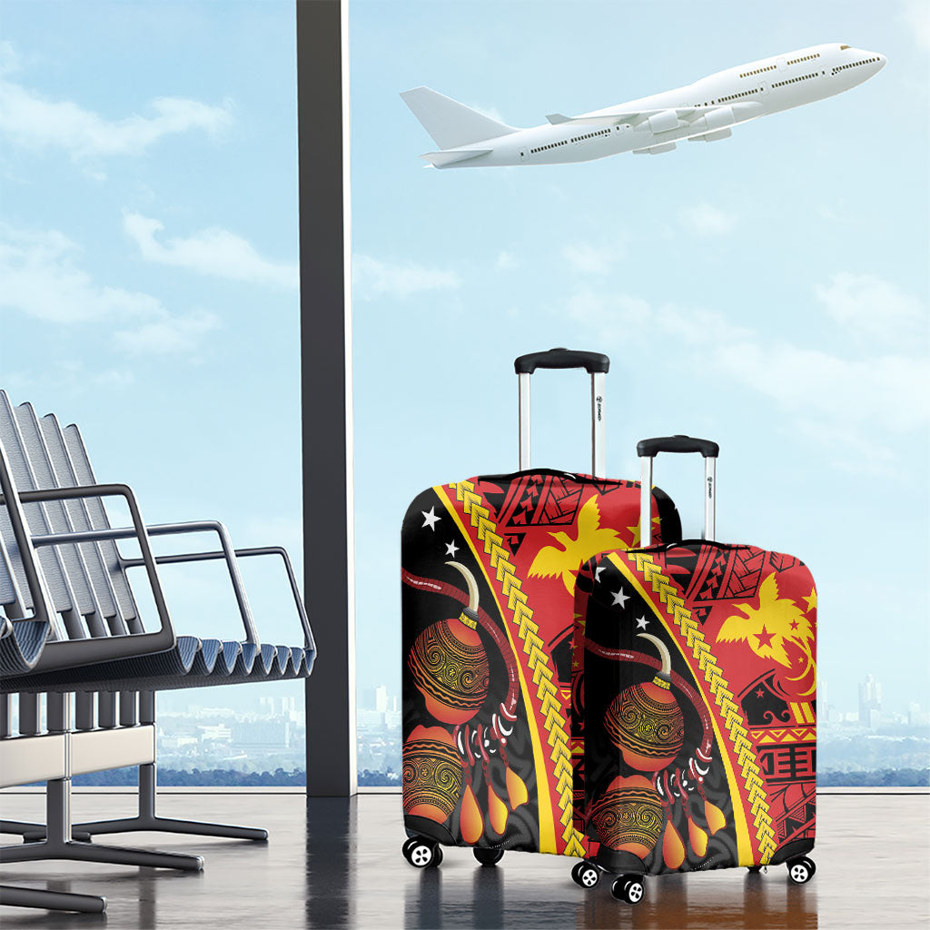 Papua New Guinea Independence Luggage Cover PNG Bagi and Lime Pot LT7 - Polynesian Pride