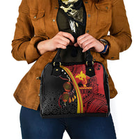 Papua New Guinea Independence Shoulder Handbag PNG Bagi and Lime Pot LT7 - Polynesian Pride