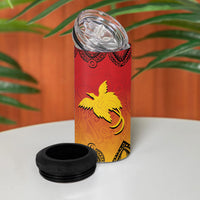 Papua New Guinea 1975 To The Future 4 in 1 Can Cooler Tumbler Sepik Masks LT7 - Polynesian Pride