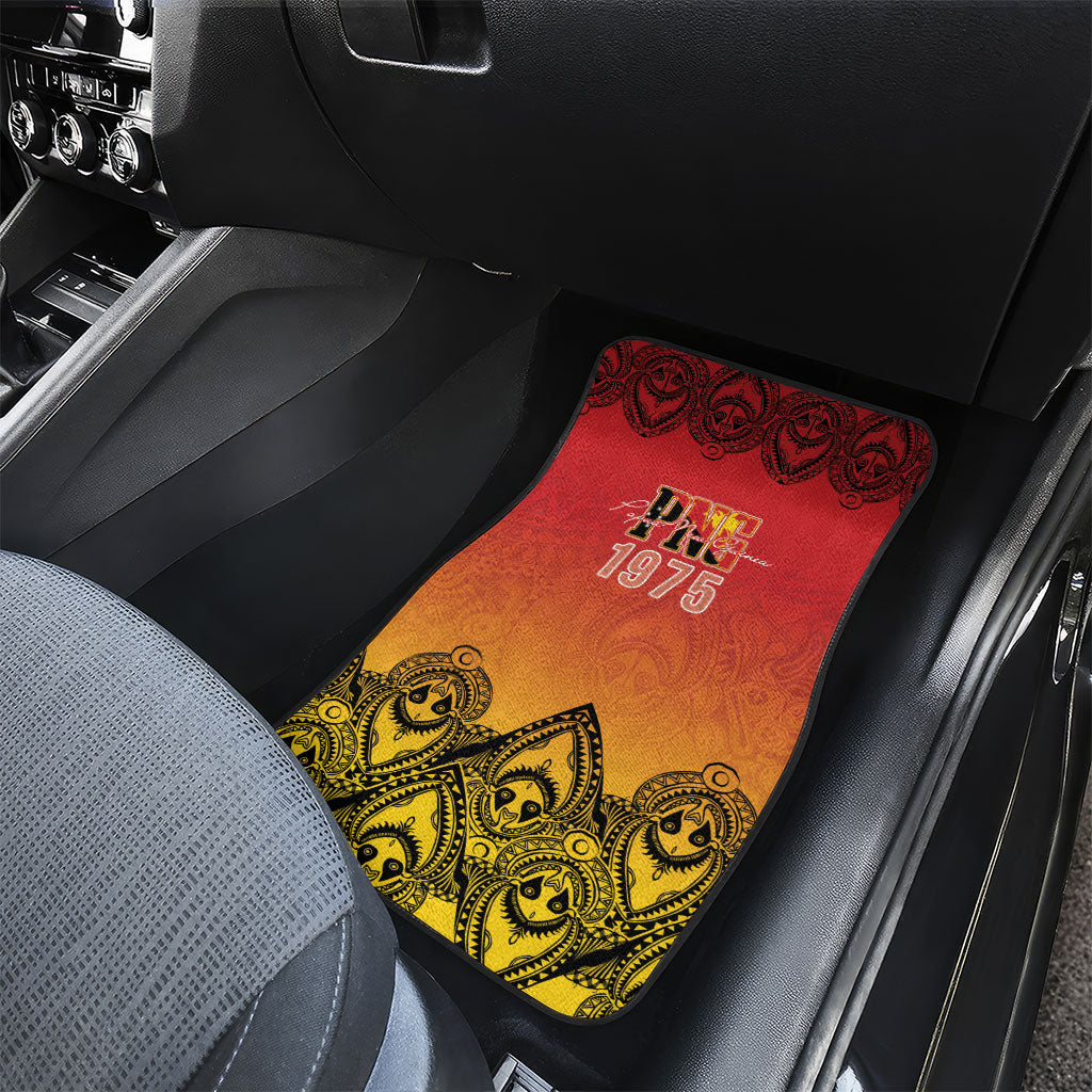 Papua New Guinea 1975 To The Future Car Mats Sepik Masks LT7 - Polynesian Pride