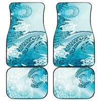 Polynesia Turtle Car Mats Watercolor Abstract Style LT7 - Polynesian Pride