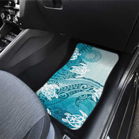 Polynesia Turtle Car Mats Watercolor Abstract Style LT7 - Polynesian Pride