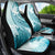 Polynesia Turtle Car Seat Cover Watercolor Abstract Style