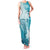 Polynesia Turtle Family Matching Tank Maxi Dress and Hawaiian Shirt Watercolor Abstract Style